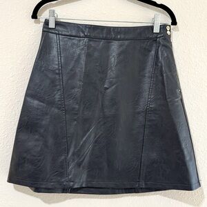 ZARA Faux leather skirt